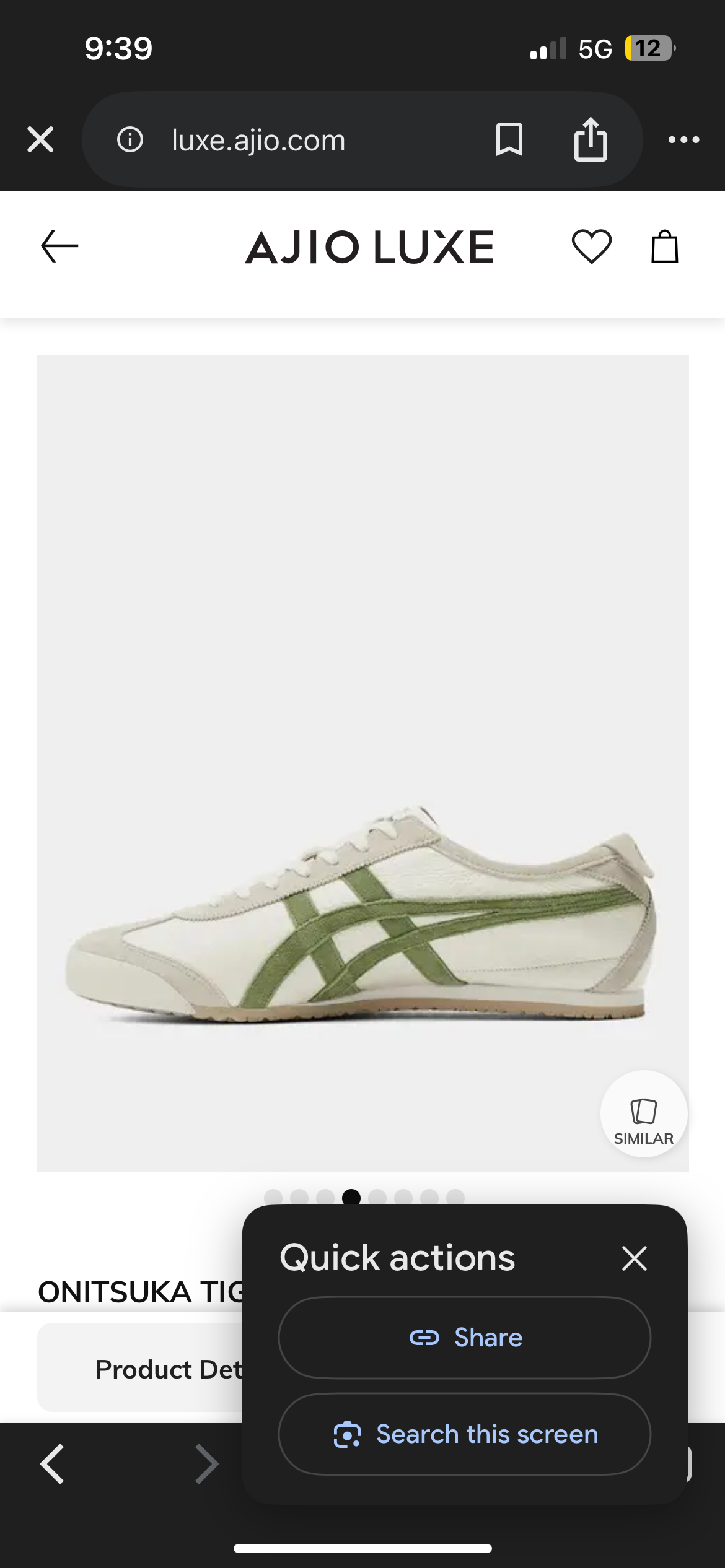 Onitsuka Tiger Mexico 66 – White/Olive Green