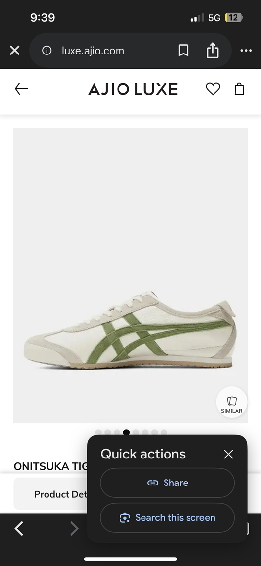 Onitsuka Tiger Mexico 66 – White/Olive Green