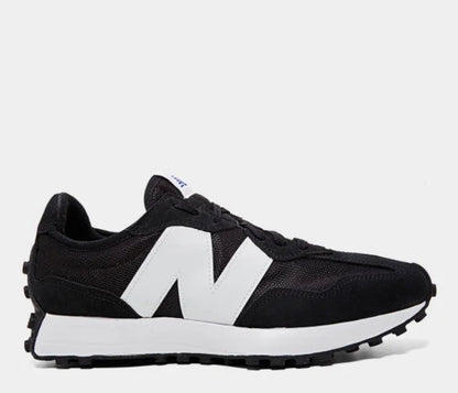 New Balance 327 Black & White Sneakers