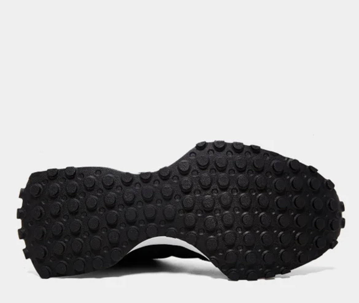 New Balance 327 Black & White Sneakers