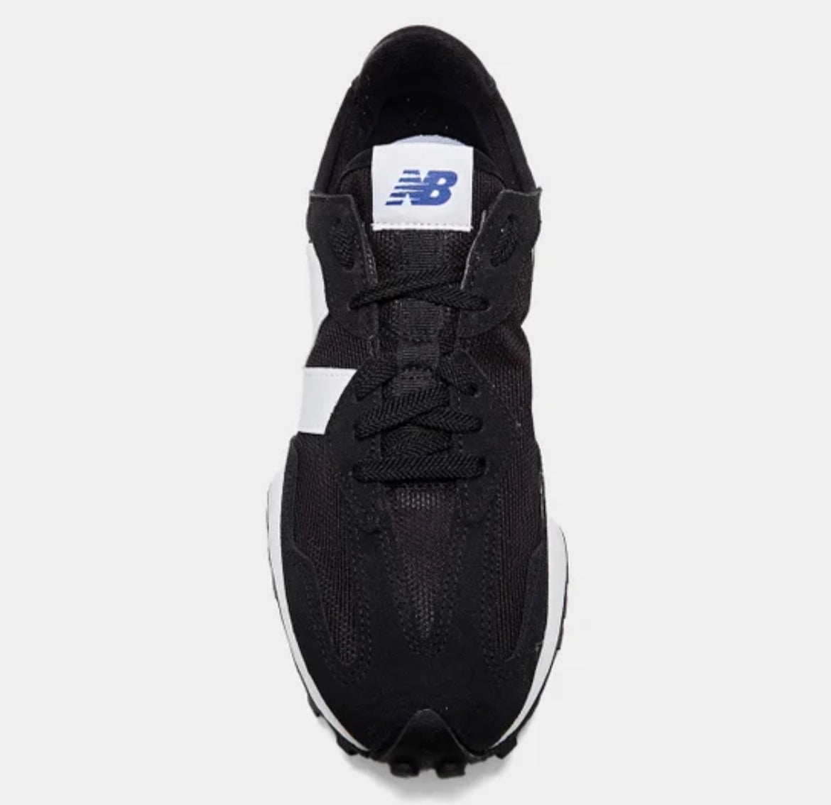 New Balance 327 Black & White Sneakers
