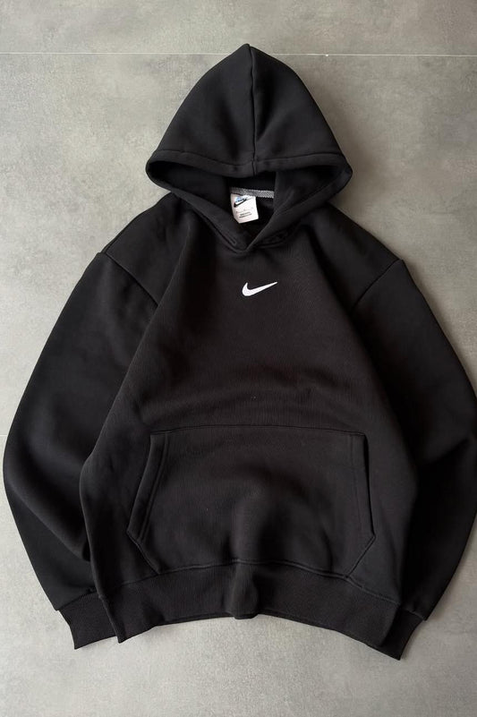 Nike Essential Oversized Hoodies – Mocha Brown & Jet Black | Street-Ready Comfort