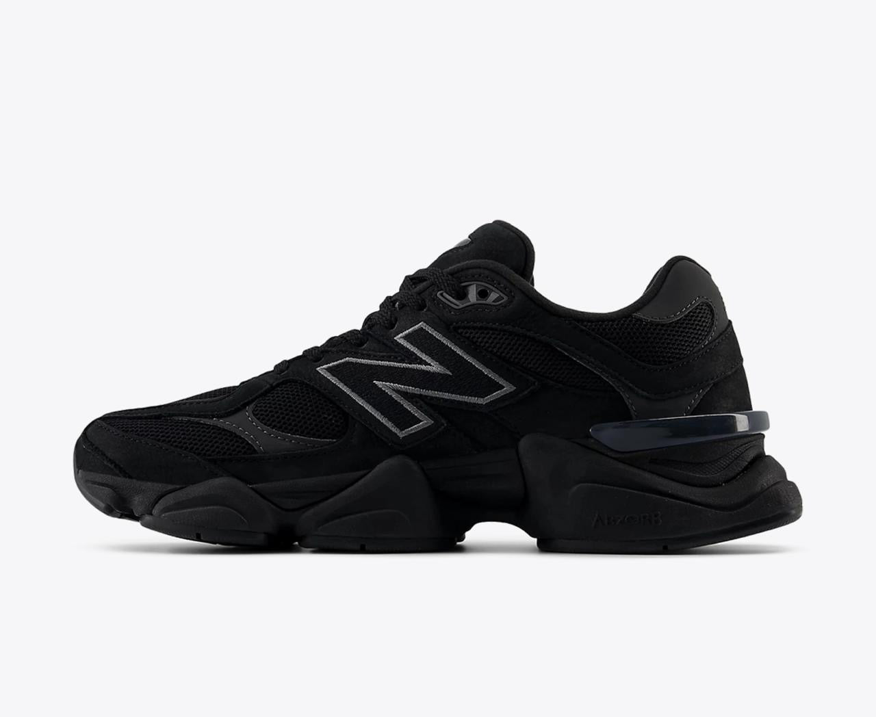 New Balance 9060 Triple Black Sneakers